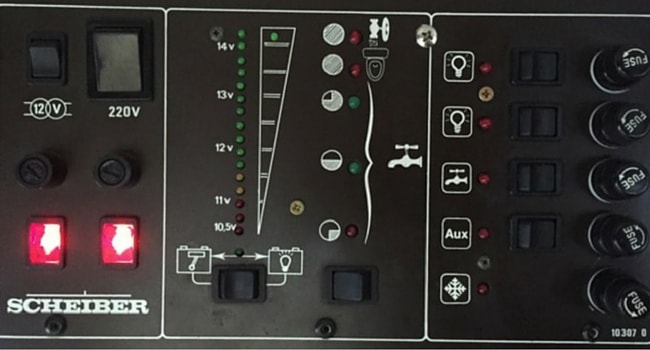 panneau electrique campingcar