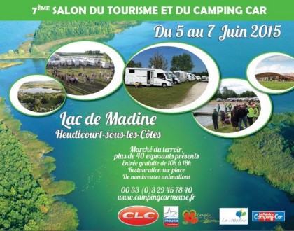 Salon du tourisme et du camping car au Lac de Madine !