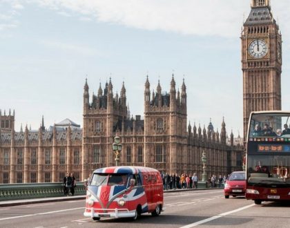 En route vers l'Angleterre en camping-car