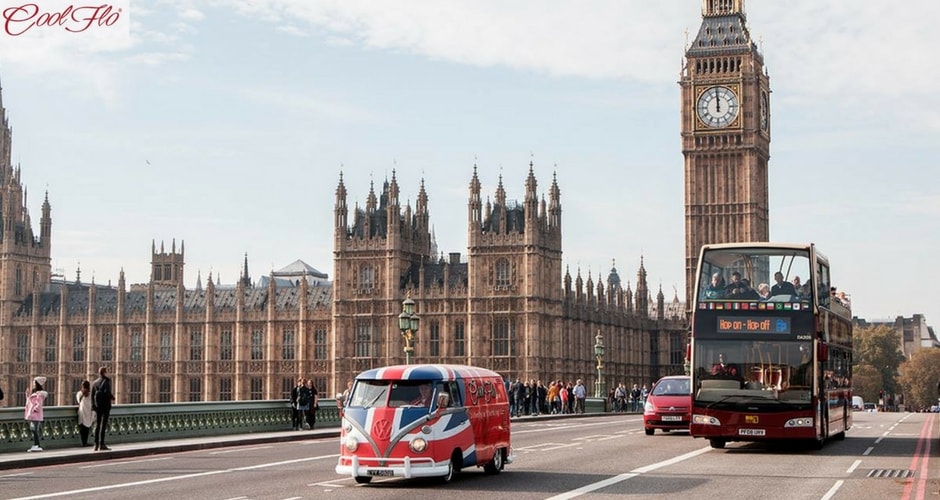 En route vers l'Angleterre en camping-car