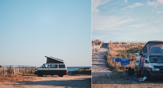 voyager en van hors saison