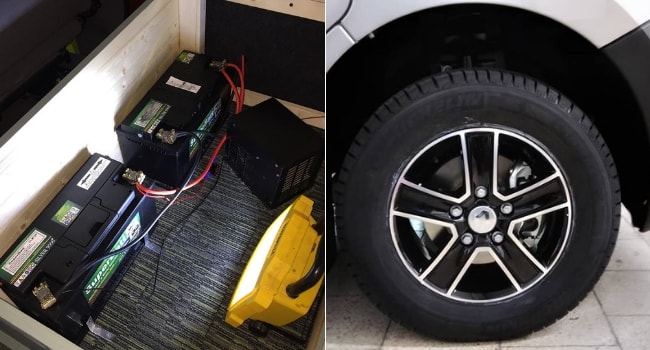 Hiverner son camping-car_batteries_pneus