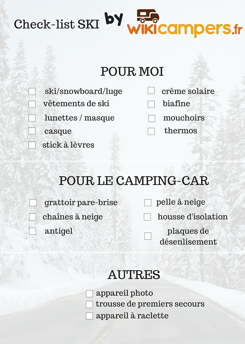 Tout sur le ski en camping-car : conseils et Top 5 des stations !