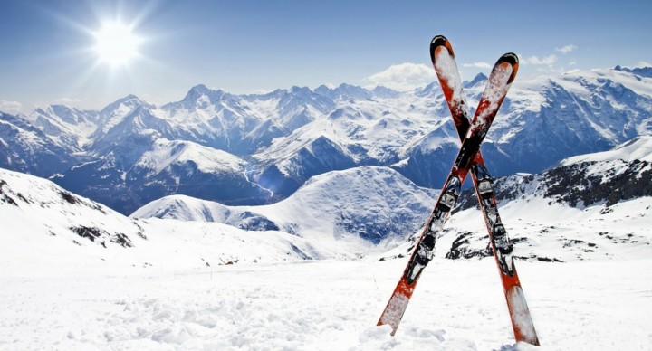 En route vers le ski en camping-car