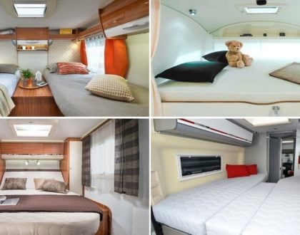 differents types de lit camping-car couchages