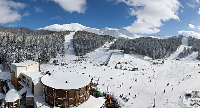 Ski dans le Massif Central en camping-car station le Lioran