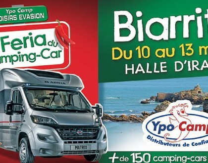 Affiche Feria du camping-car Biarritz