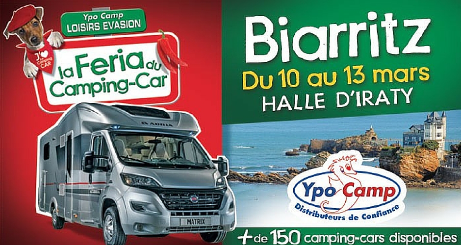 Affiche Feria du camping-car Biarritz