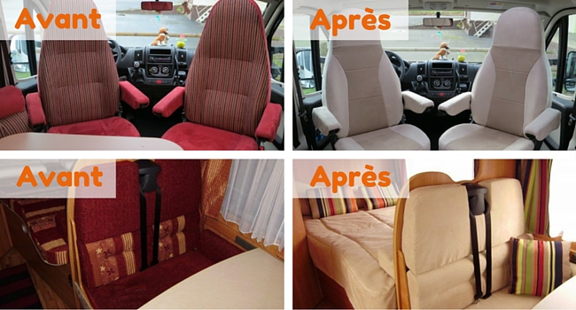 Confection, rénovation et relooking textile sur-mesure, Camping-cars,  vans, caravanes…