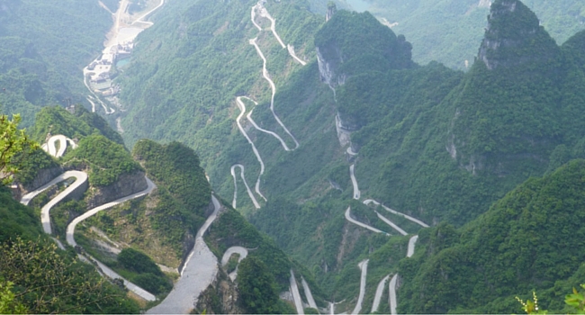 Route de Tian Men Shan