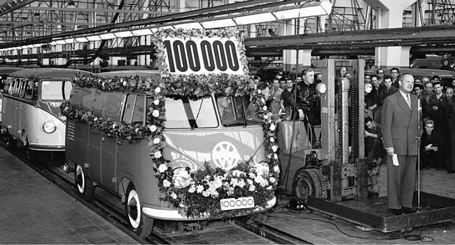 le 100 000ème combi sort de l'usine de Wolfsburg