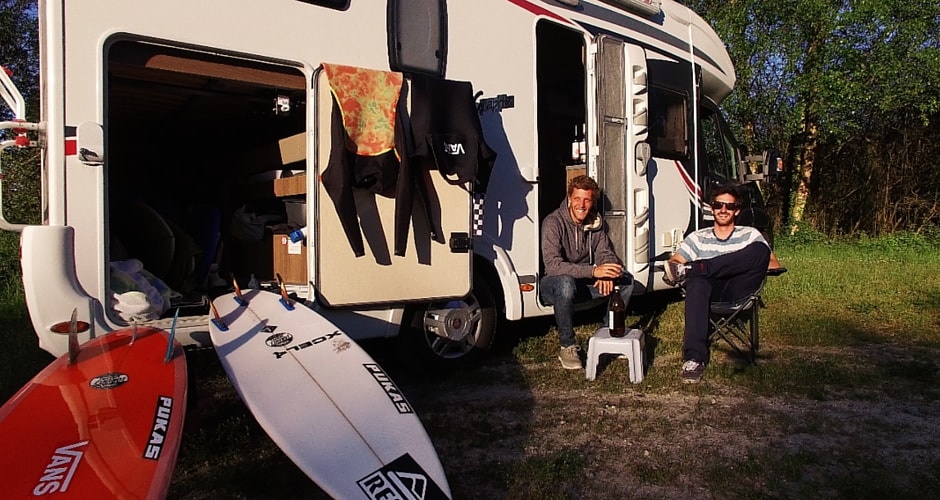 #wikisurf surf trip en camping-car