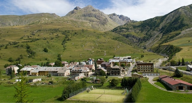 Larche  le vallon du Lauzanier campingcar