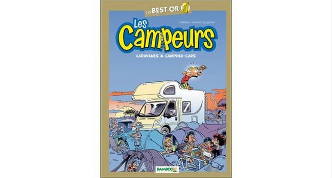 romans et bandes dessinées camping-car