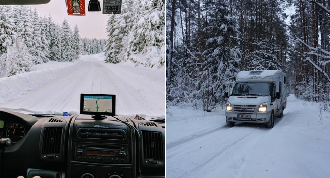 Conduite sur neige en camping-car_Pratique