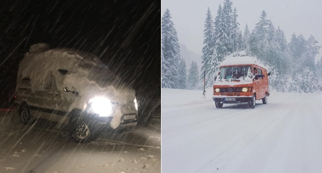 Conduite sur neige en camping-car_Tempêtes