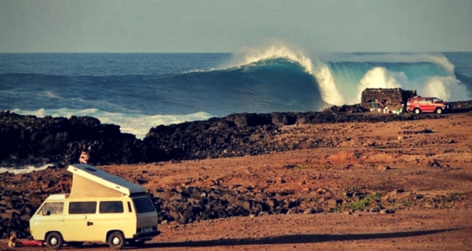 Trouver les meilleures vagues pendant votre surf trip en camping car