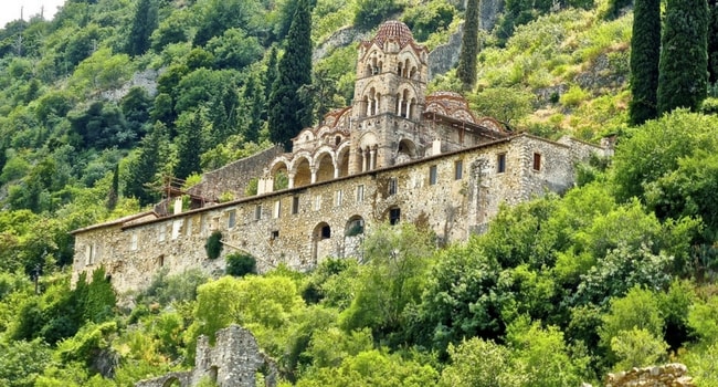 MYSTRAS-Grèce en camping-car