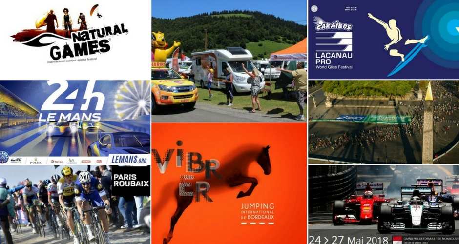 Les évènements sportifs à faire en camping-car en 2018