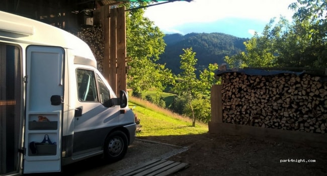 Emplacement camping-car slovenie