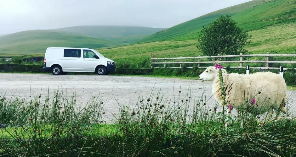 En route vers le Pays de Galles en camping-car