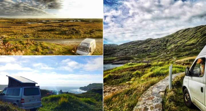 En route vers l'Irlande en camping-car