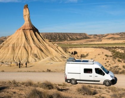 desert des bardenas en camping-car