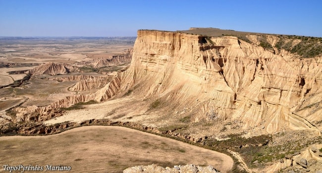 randonnee el rallon desert des bardenas