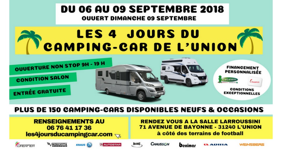 Les 4 Jours Du Camping Car De L Union