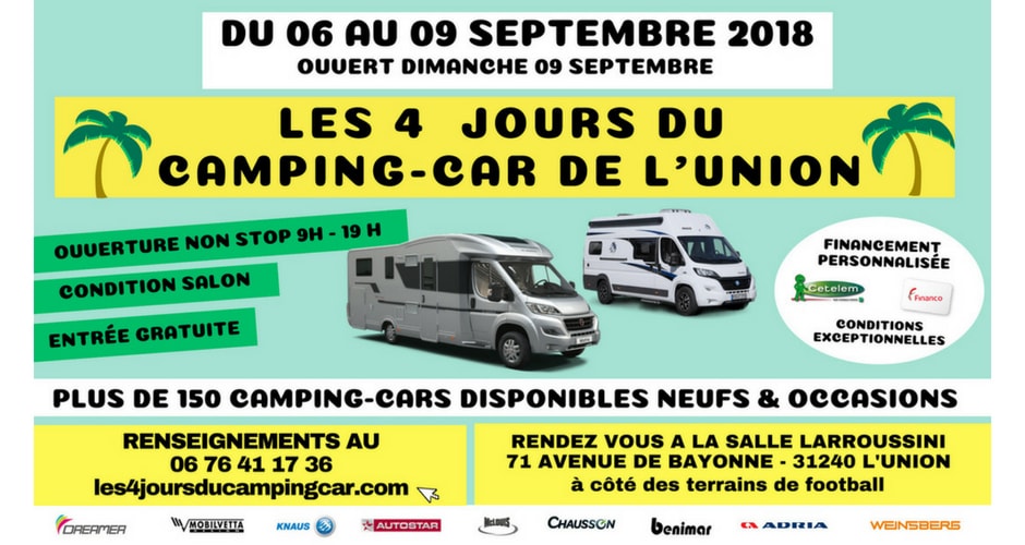 Les 4 jours du camping-car de l'Union