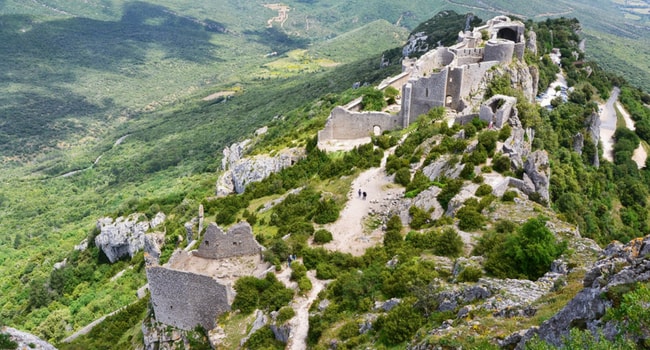 Le Pays Cathare en camping-car_Peyrepertuse