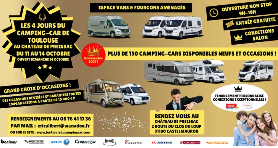 Les 4 jours du campingcar de Toulouse