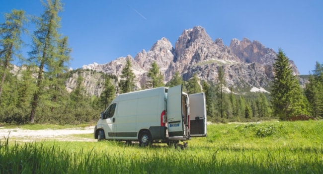 vanlife dolomites