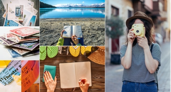 Énumérez Le Se D'endroits De Liste De Carnet D'écriture De Jeune Femme De  Concepts De Voyage Photo stock - Image du ouvert, fond: 118666256