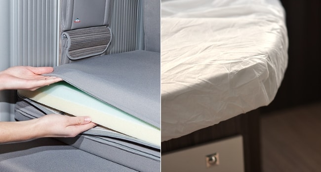 Matelas pour camping-cars sur mesure