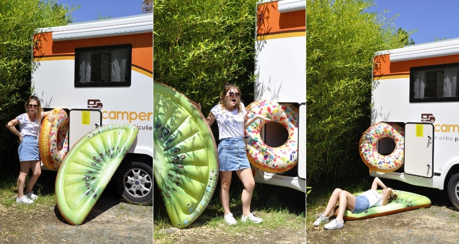 Rangement de la soute du camping-car