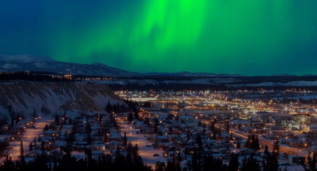 aurores boreoles yukon