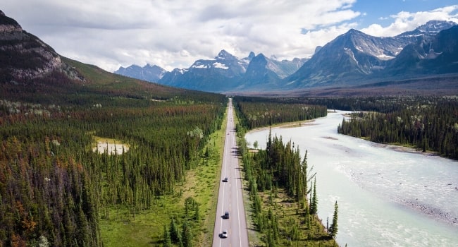 routes panoramiques alberta