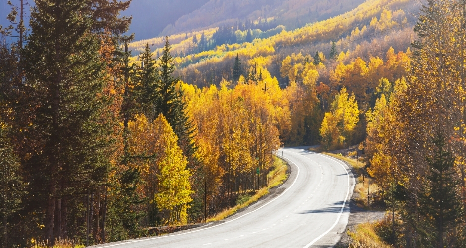 5 régions à faire en automne en camping-car
