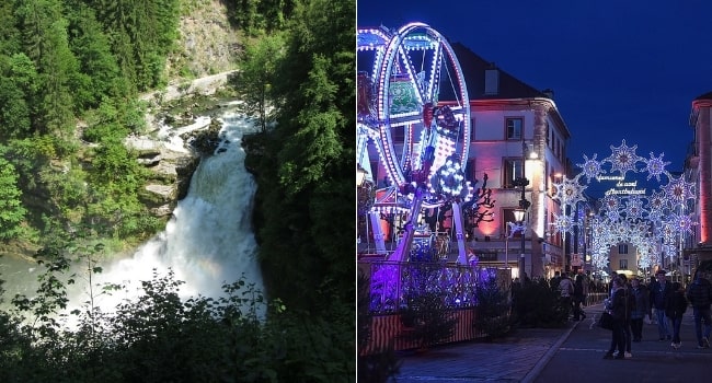 Partir-en-vacances-en-décembre-en-France_Bourgogne-France-Comte-Saut-du-Doubs-Lumières-de-Montbéliard