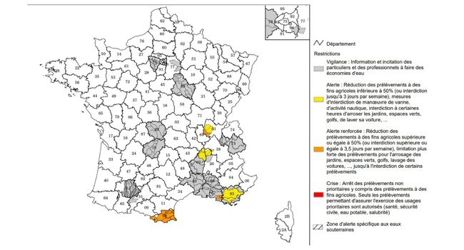 économies-eau-camping-car-carte-arrêtés-restriction-eau