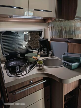 FORD TRANSIT 2014 2.0 TDCI 130 CH EU6 350EL 3.5T CHAUSSON FLASH 628 EB AVEC LIT DE PAVILLON image