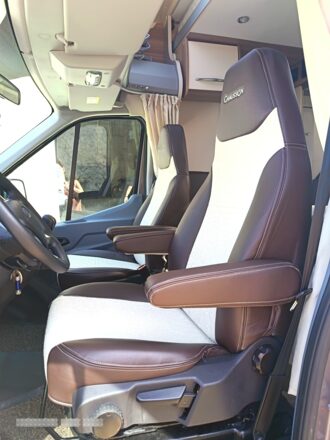 FORD TRANSIT 2014 2.0 TDCI 130 CH EU6 350EL 3.5T CHAUSSON FLASH 628 EB AVEC LIT DE PAVILLON image