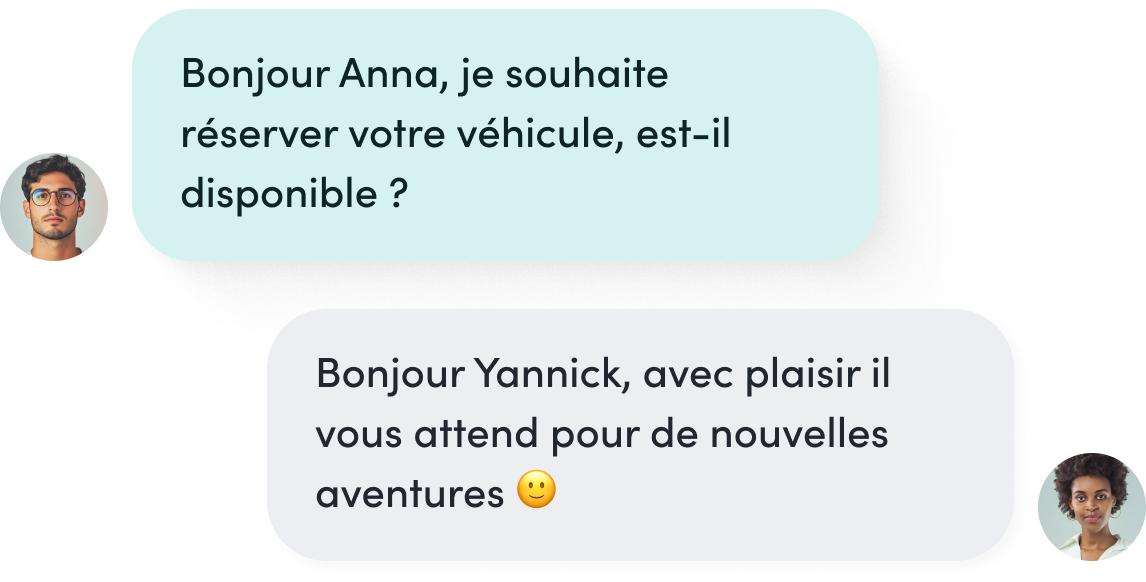 Une réservation rapide et sans effort